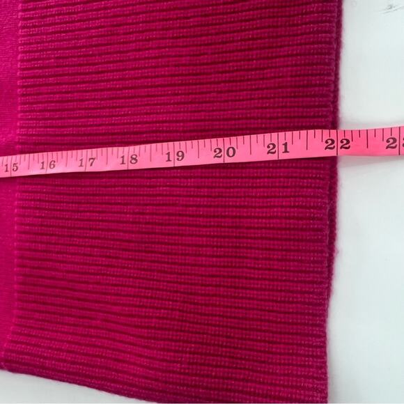Athleta Aspen wool cashmere pink turtleneck sweater sz XS Cyclamen - Picture 9 of 9